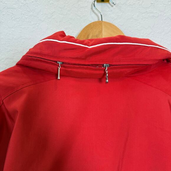 Bogner Women's Red Full Zip Ski Snow Jacket Size 44 Euro Size 14 US - Picture 8 of 11